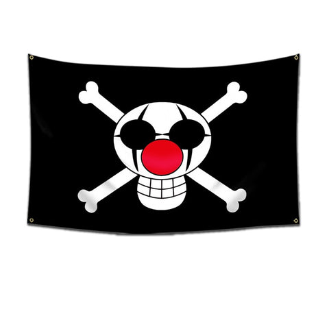 Buggy der Clown Piratenflagge (One Piece)