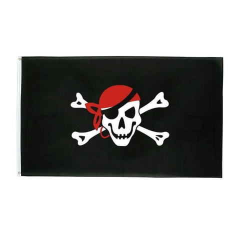 Einäugige Piratenflagge