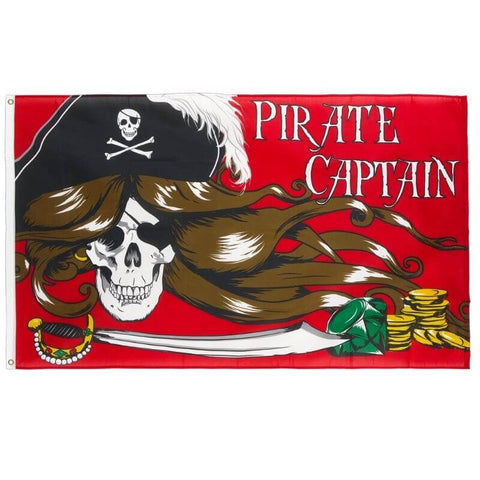 Piratenflagge - Die blutrünstige Kapitänin