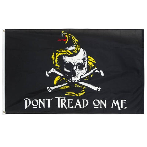 Piratenflagge - Tritt nicht auf mich!