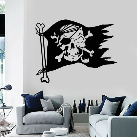 Sticker Piratenflagge