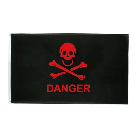 Piratenflagge - Gefahr