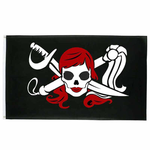 Piratenflagge - Frau