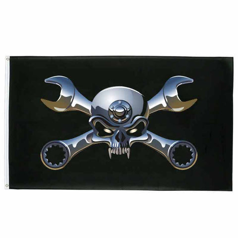 Piratenflagge - Motorrad