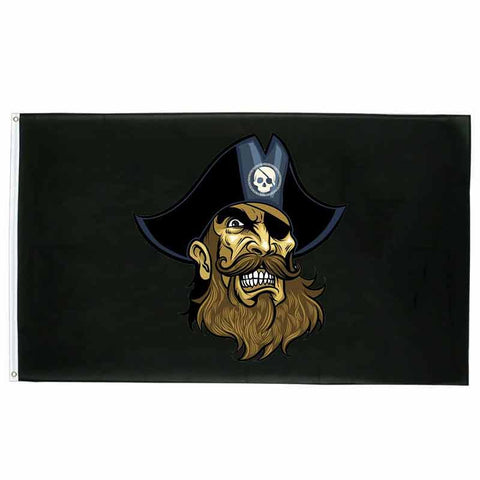 Bedrohliche Piratenflagge