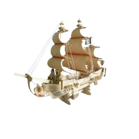 Chinesisches Piratenschiff aus Holz