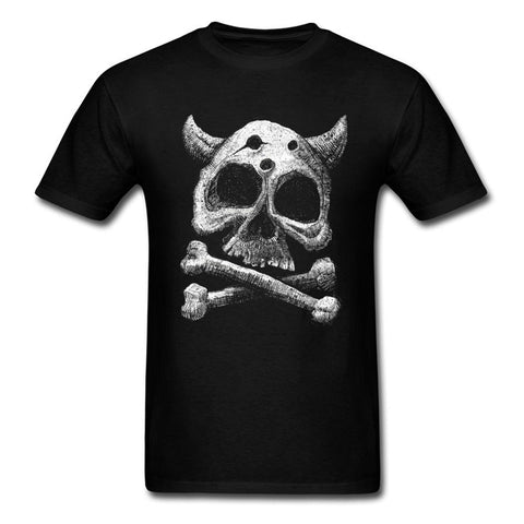 Piraten-T-Shirt Totenkopf