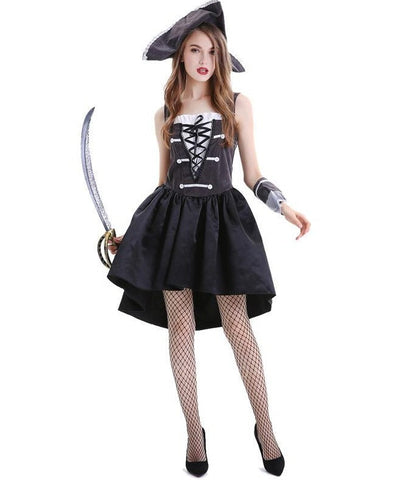 Piratenkostüm Dame Gothic