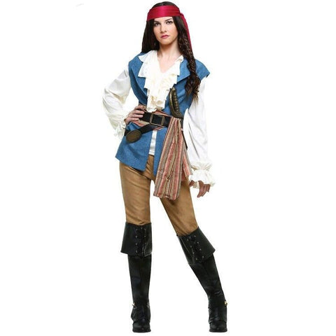 Piratenkostüm Dame mit Bandana