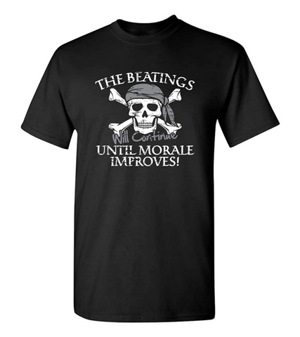 Piraten-T-Shirt - Die Prügel Geht Weiter