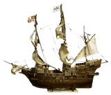 Piratenschiff - Tot im Gesicht